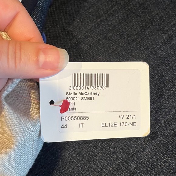 Stella McCartney Ariana tailored trousers Sustainable Viscose Size 44 NWT - Picture 11 of 13